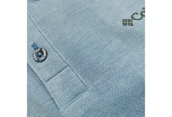 Columbia Poloshirt Nelson Point Hellblau/Blau