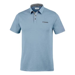 Columbia Poloshirt Nelson Point Hellblau/Blau