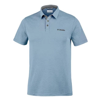 Columbia Poloshirt Nelson Point Hellblau/Blau