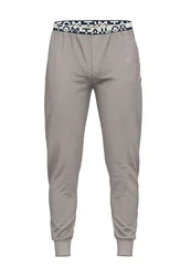 TOM TAILOR Pyjamahose Khaki/Hellgrau/Beige/Grau/Braun