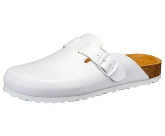 Lico Bioline Clog Pantolette Creme/Weiß