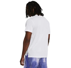 Under Armour T-Shirt UA LAUNCH SHORTSLEEVE Weiß/Grau/Rot/Creme