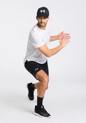 Under Armour T-Shirt UA LAUNCH SHORTSLEEVE Weiß/Grau/Rot/Creme