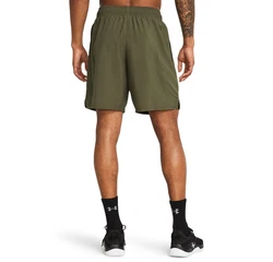 Under Armour UA TECH WOVEN WORDMARK SHORT Khaki/Dunkelgrün/Braun
