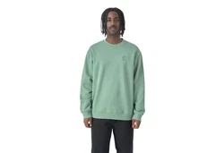 Cleptomanicx Sweater Sketch Gull comfrey green