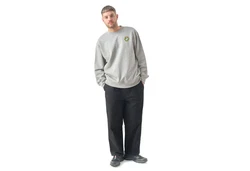 Cleptomanicx Sweatshirt Boxy Crewneck Fresh Fruits grau