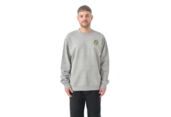 Cleptomanicx Sweatshirt Boxy Crewneck Fresh Fruits grau
