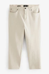 Straight-Jeans Straight Fit Hose im Jeans-Stil mit Stretch (1-tlg)