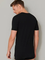 Schiesser T-Shirt 95/5 Schwarz