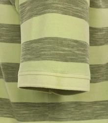 Redmond Poloshirt gestreift Gelb/Grün/Hellgrün/Dunkelgrün/Neonfarben