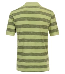 Redmond Poloshirt gestreift Gelb/Grün/Hellgrün/Dunkelgrün/Neonfarben