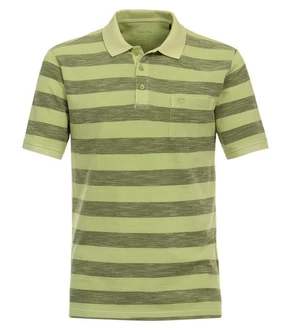 Redmond Poloshirt gestreift Gelb/Grün/Hellgrün/Dunkelgrün/Neonfarben