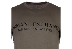 ARMANI EXCHANGE T-Shirt '8NZT72' Dunkelgrün/Khaki