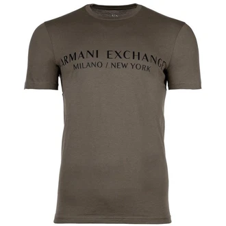 ARMANI EXCHANGE T-Shirt '8NZT72' Dunkelgrün/Khaki