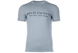 ARMANI EXCHANGE T-Shirt '8NZT72' Dunkelblau/Hellblau/Grau/Blau