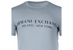 ARMANI EXCHANGE T-Shirt '8NZT72' Dunkelblau/Hellblau/Grau/Blau