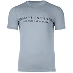 ARMANI EXCHANGE T-Shirt '8NZT72' Dunkelblau/Hellblau/Grau/Blau