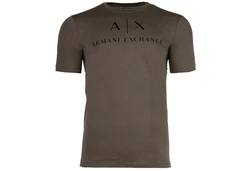 ARMANI EXCHANGE T-Shirt '8NZTCJ' Dunkelgrün/Khaki