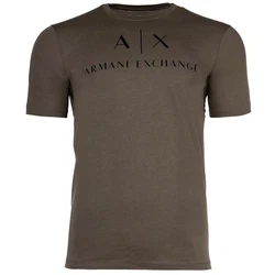 ARMANI EXCHANGE T-Shirt '8NZTCJ' Dunkelgrün/Khaki