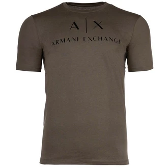 ARMANI EXCHANGE T-Shirt '8NZTCJ' Dunkelgrün/Khaki