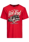 KingKerosin Print Shirt Ol' Skool Rot/Dunkelrot