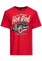 Print-Shirt Ol' Skool (1-tlg) mit Retro Front Print im Old School Look