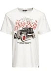 KingKerosin Print Shirt Ol' Skool Rot/Creme/Blau