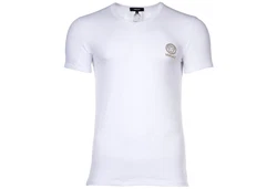 Versace T-Shirt Herren Style TOPEKA Weiß/Schwarz/Creme/Grau
