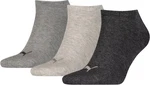PUMA UNISEX SNEAKER PLAIN 3P Grau/Hellgrau/Dunkelgrau
