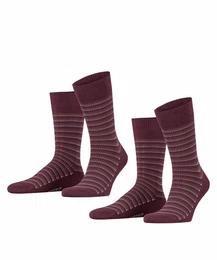 Socken Piqu Stripe 2-Pack (2-Paar) mit Bio-Baumwolle