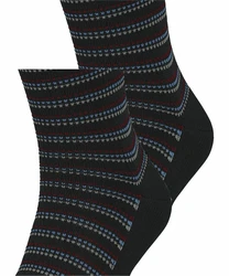 Esprit Socken Piqu Stripe 2-Pack Schwarz
