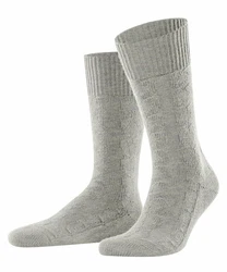 Esprit Socken Cable Boot (1-Paar) Grau/Silber