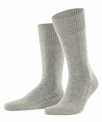 Esprit Socken Cable Boot (1-Paar) Grau/Silber