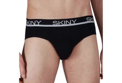 Skiny Slip (3-St) Dunkelblau/Schwarz/Rosa