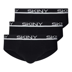 Skiny Slip (3-St) Dunkelblau/Schwarz/Rosa