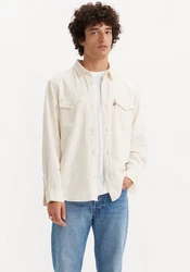 Levi's Jeanshemd RELAXED FIT WESTERN Khaki/Weiß/Beige