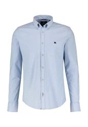 LERROS Langarmhemd Oxfordhemd Hellblau/Blau/Pastell
