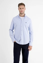 LERROS Langarmhemd Oxfordhemd Hellblau/Blau/Pastell