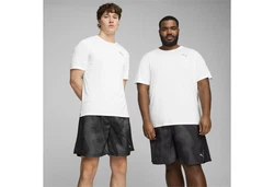 PUMA Laufshirt RUN FAVORITE VELOCITY T-SHIRT Herren Weiß/Grau/Creme
