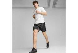 PUMA Laufshirt RUN FAVORITE VELOCITY T-SHIRT Herren Weiß/Grau/Creme