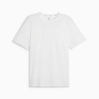 PUMA Laufshirt RUN FAVORITE VELOCITY T-SHIRT Herren Weiß/Grau/Creme PUMA Laufshirt RUN FAVORITE VELOCITY T-SHIRT Herren Weiß/Grau/Creme