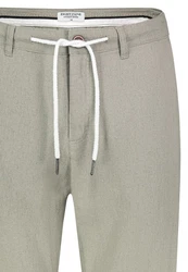 Eight2Nine Chinos Herren Leinen Hose Khaki