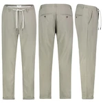 Eight2Nine Chinos Herren Leinen Hose Khaki