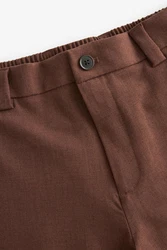 Next Stoffhose EDIT Relaxed Fit Twillhose Braun/Dunkelbraun