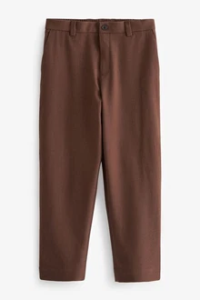Next Stoffhose EDIT Relaxed Fit Twillhose Braun/Dunkelbraun Next Stoffhose EDIT Relaxed Fit Twillhose Braun/Dunkelbraun