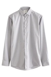 Langarmhemd Pflegeleichtes Hemd-Slim-Fit (1-tlg)