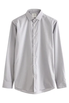 Next Langarmhemd Pflegeleichtes Slim-Fit Hemd