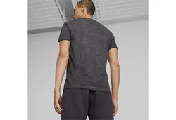 PUMA Yogashirt Studio Foundation Wash Trainings-T-Shirt Herren Dunkelgrau/Grau