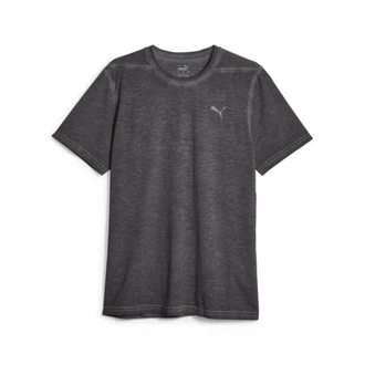PUMA Yogashirt Studio Foundation Wash Trainings-T-Shirt Herren Dunkelgrau/Grau PUMA Yogashirt Studio Foundation Wash Trainings-T-Shirt Herren Dunkelgrau/Grau
