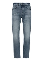 BOSS ORANGE Straight-Jeans TROY BO-BF Blau/Grau